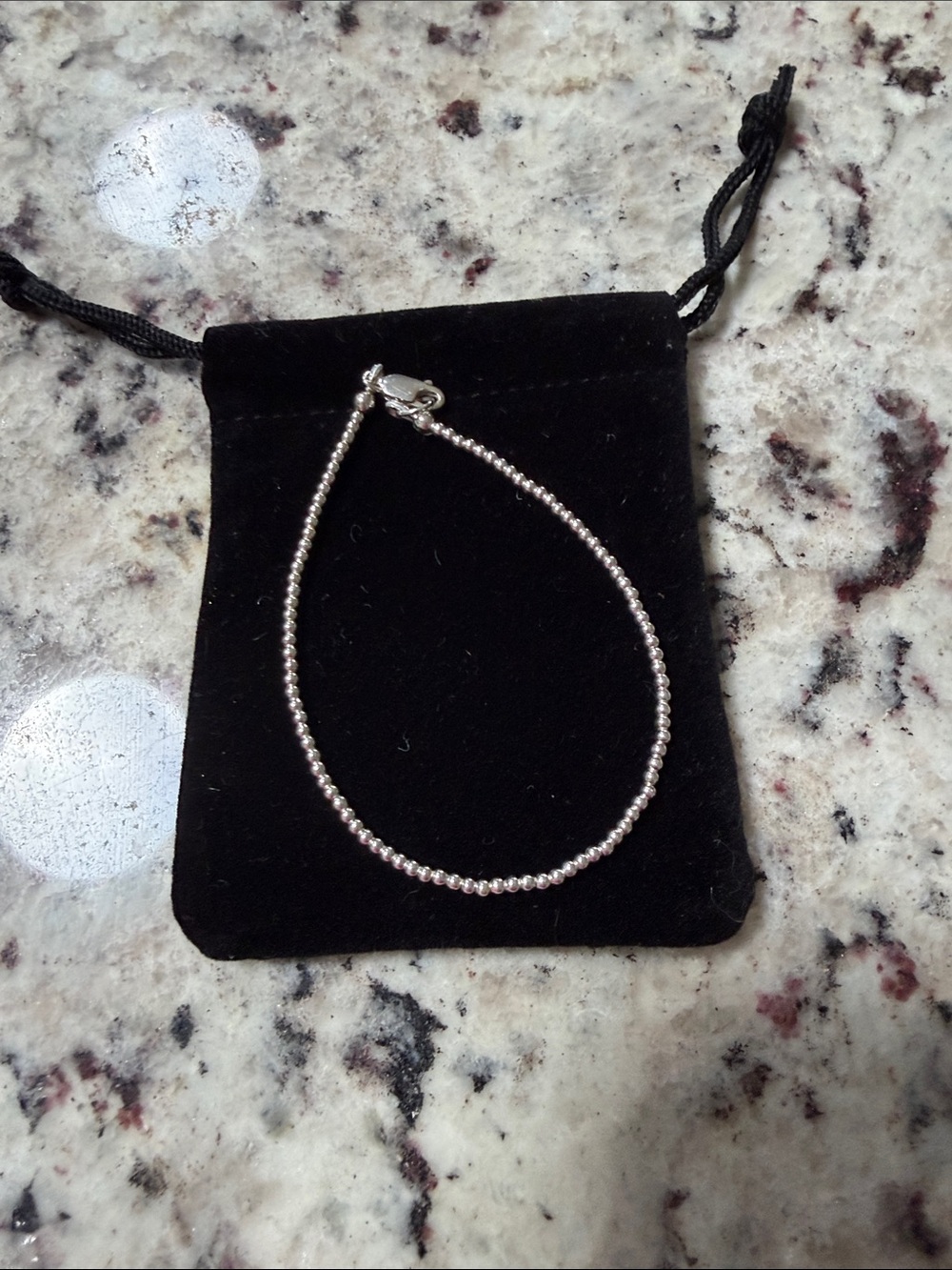 Sterling Silver Beaded Bracelet - Classic Silver Women's Jewelry